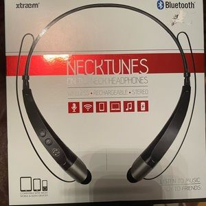 New on the neck headphones